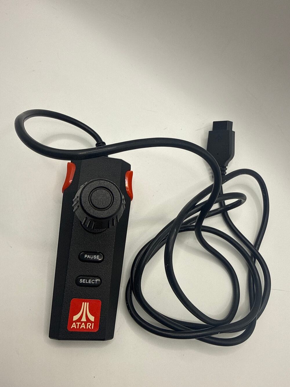 Atari Flashback Mini 7800 Wired Joystick Controller OEM Untested Black Red
